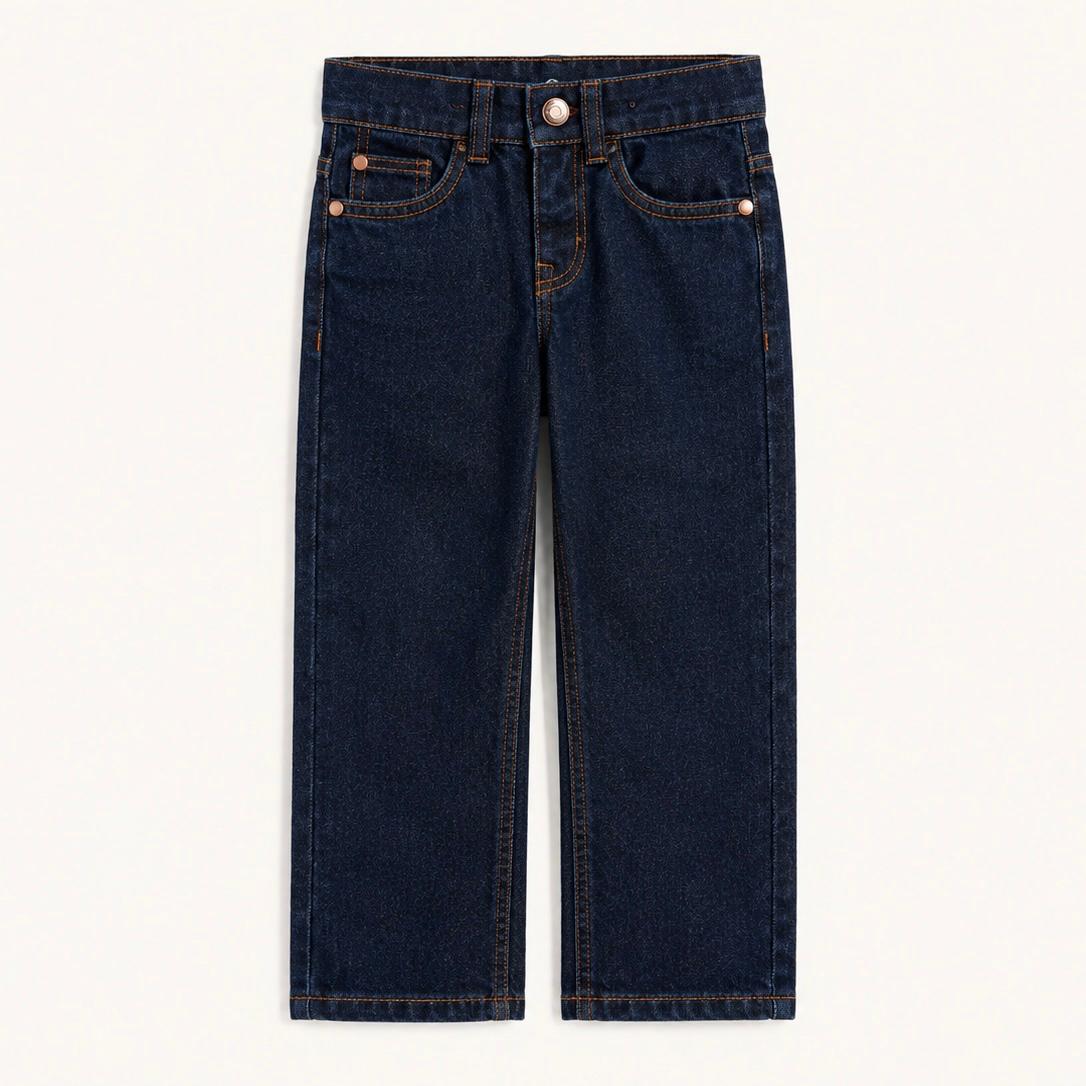 Straight Thermo Jeans - Dark Wash